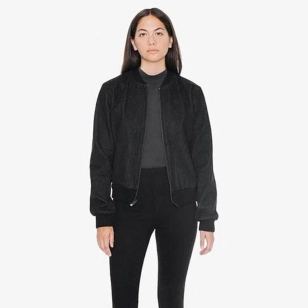 black denim jacket